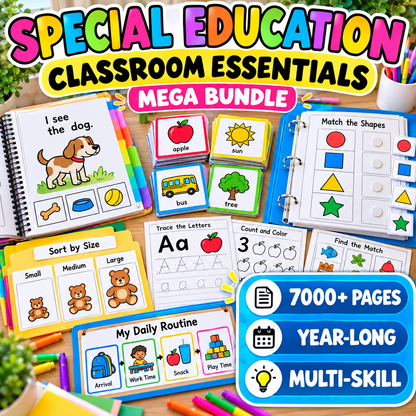 Autism & Special Education Classroom Bundle