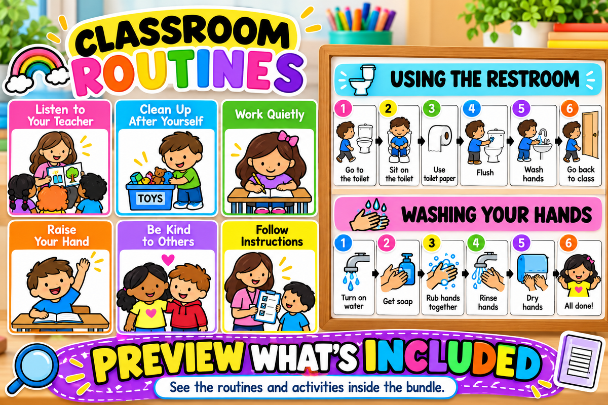 Autism & Special Education Classroom Bundle